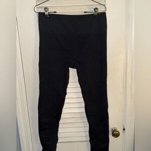 Fabletics Ribbed Black Athletic Leggings